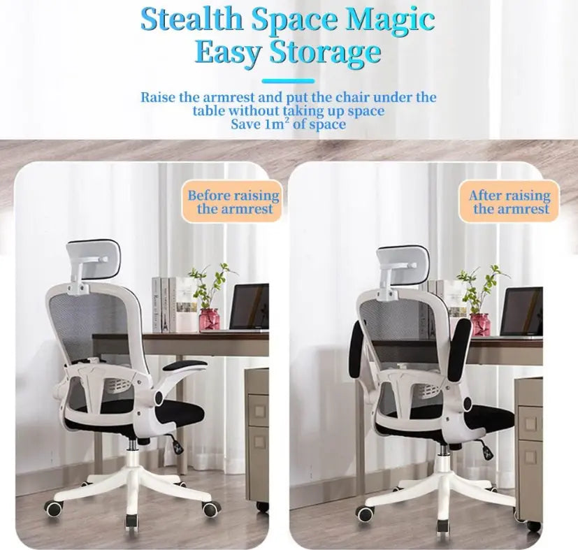 Office Chair - Business Office Chair - Swivel Ergonomic Office Chair With Back Support + Relaxio.
