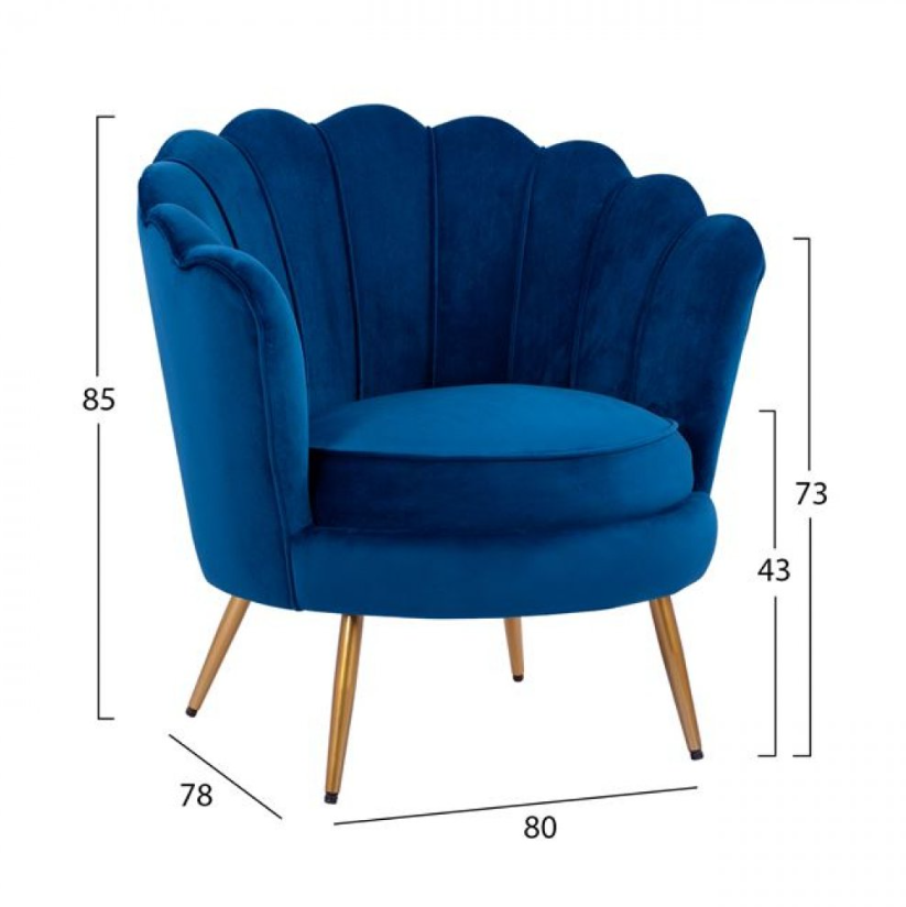 Comfortable Velvet Living Room Sofa Chair + Relaxio.