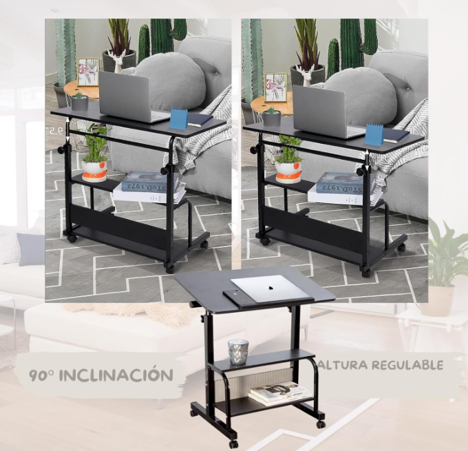 Computer Desk Table With Wheels Care Table Relaxio.