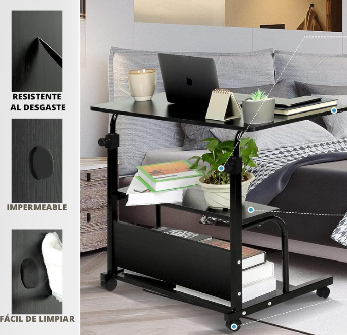Computer Desk Table With Wheels Care Table Relaxio.