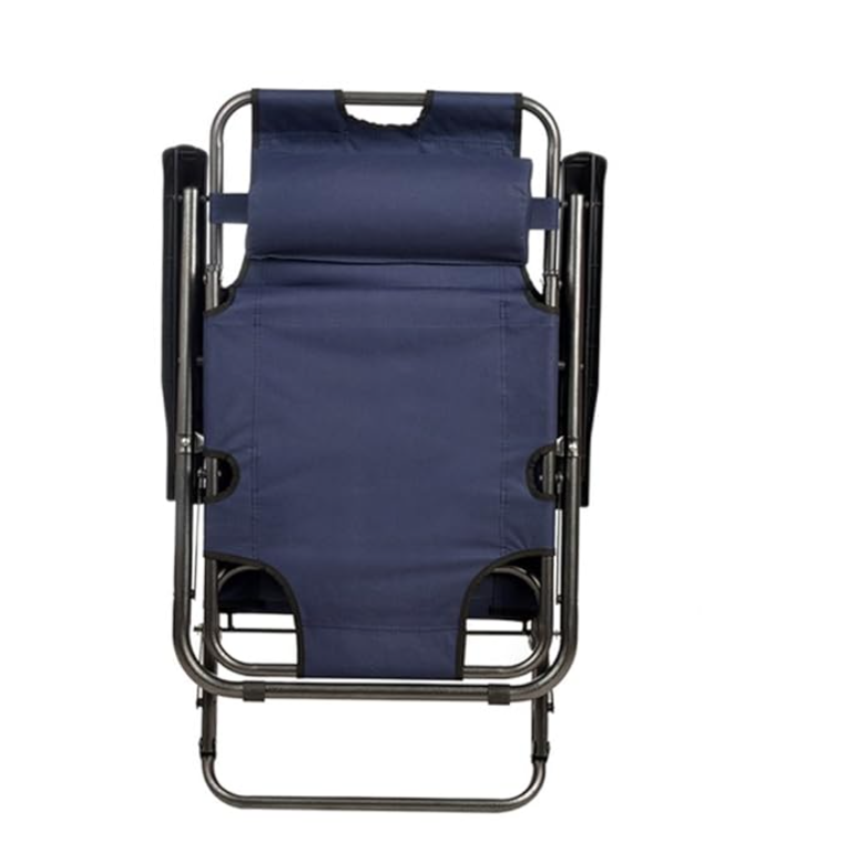 Zero Gravity Foldable Outdoor Leisure Lounge Folding Bed Camping Garden Beach Recliner Deck Chairs + Relaxio.
