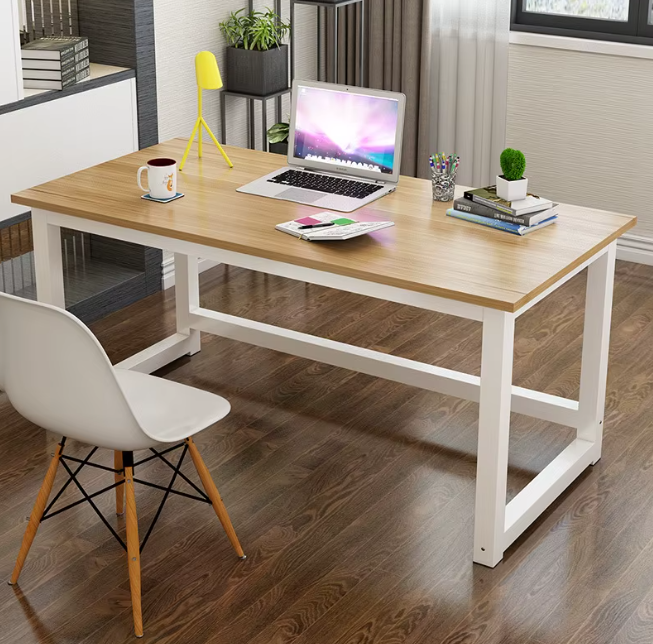 Midnight Black Computer Desk – Simple Modern Desktop Computers