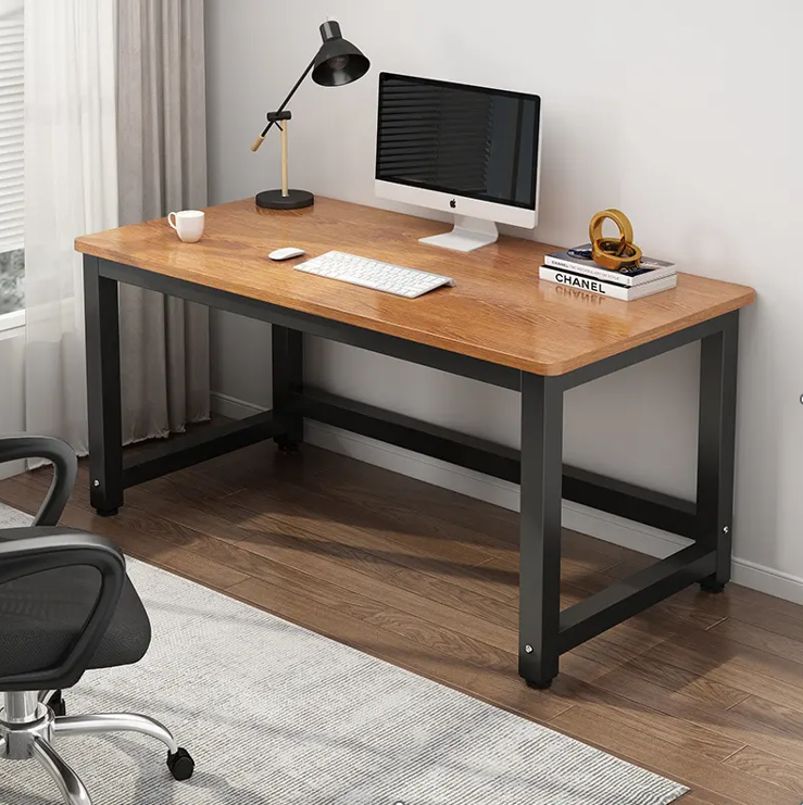 Midnight Black Computer Desk – Simple Modern Desktop Computers