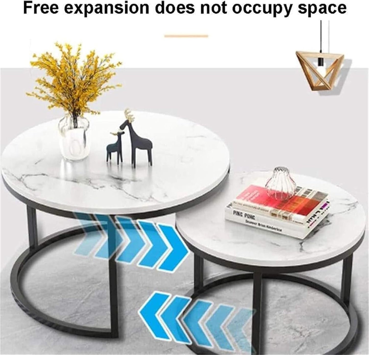 Nested Coffee Table β Round Stacking Coffee Tables Coffee Table