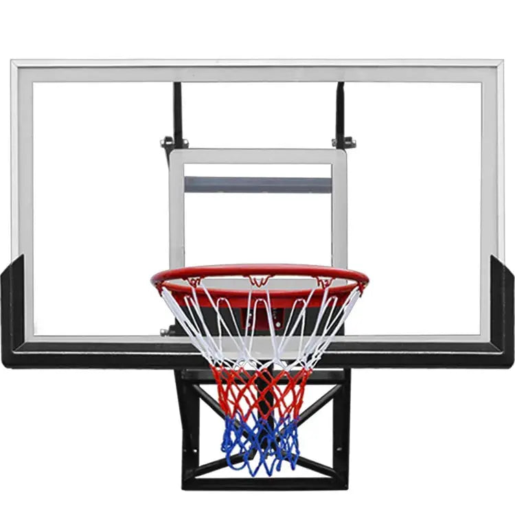 Height Adjustable Wall Mount Basketball Hoop With PC Backboard + Relaxio.