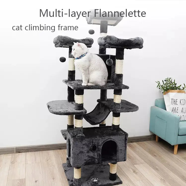 Cat Tower Cat Scratching Sleeping Playing Tree- 167 CM Relaxio.