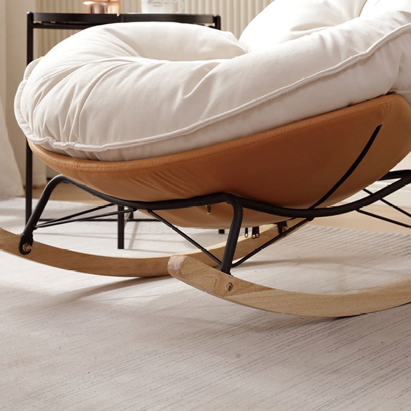 Recliner Lounge Chair Comfortable Wood Rocking Sofa Chair