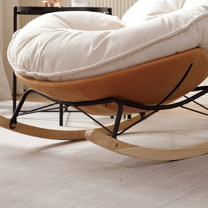 Recliner Lounge Chair Comfortable Wood Rocking Sofa Chair