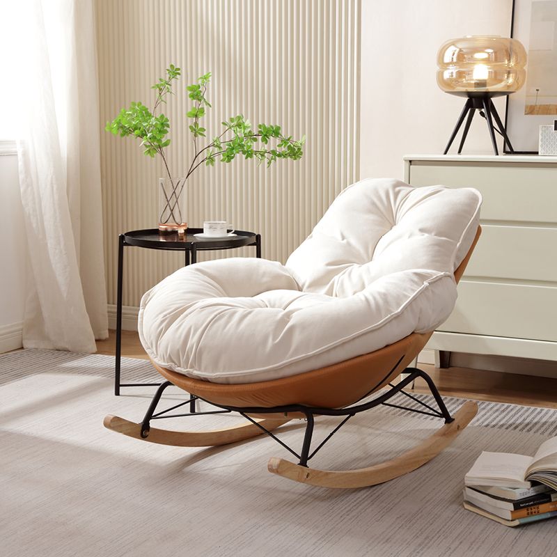 Recliner Lounge Chair Comfortable Wood Rocking Sofa Chair