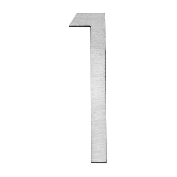 Letterbox Number House Number Stick On Slim - Stainless Steel
