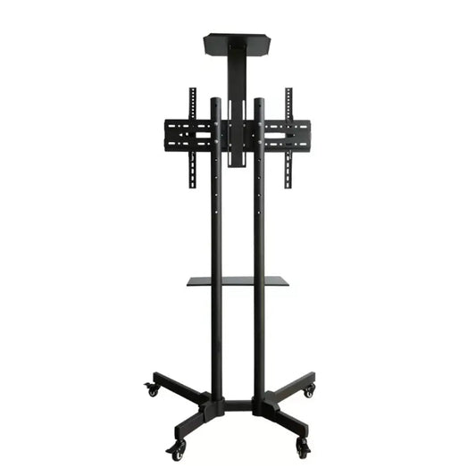 Universal TV Stand Cart Trolley 32 to 65 Inch Mobile TV Cart Rolling Trolley Stand   Relaxio.