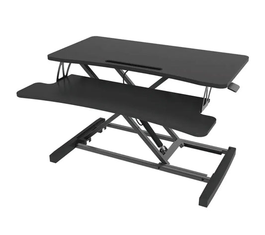 My Office Height Adjustable Desk Riser Standing Desk   Relaxio.