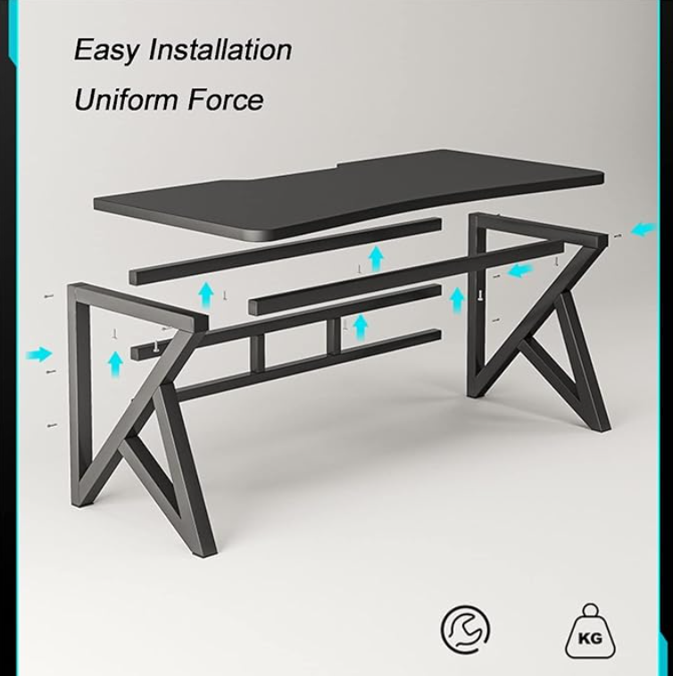 ERGONOMIC GAMING DESK Gaming Table Computer Desk 100CM +  Relaxio.