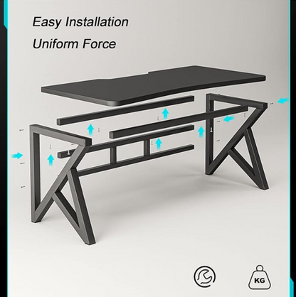 ERGONOMIC GAMING DESK Gaming Table Computer Desk 100CM +  Relaxio.