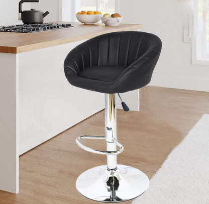 Bar Stool Chair with Back Support Set Of 4 PCs   Relaxio.