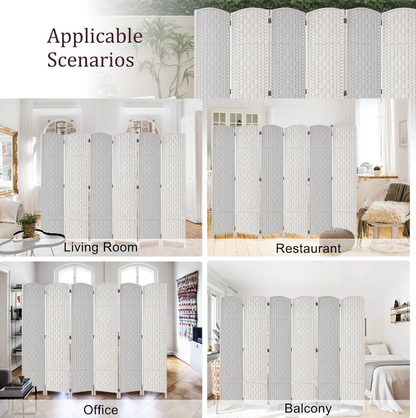 Folding Room Dividers Partitions Screen 6 Panels   Relaxio.
