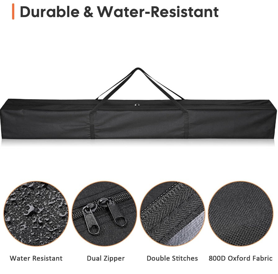 Portable Outdoor Gazebo 2x2m – Water-Resistant Canopy with Carry Bag