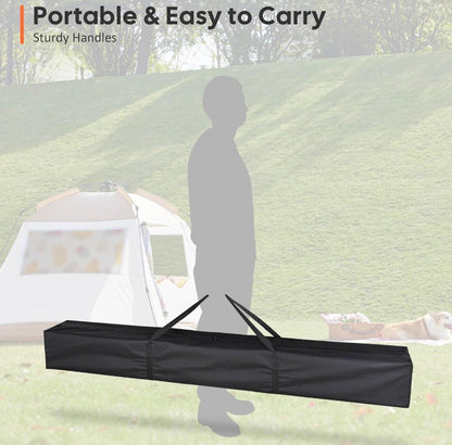 Portable Outdoor Gazebo 2x2m – Water-Resistant Canopy with Carry Bag