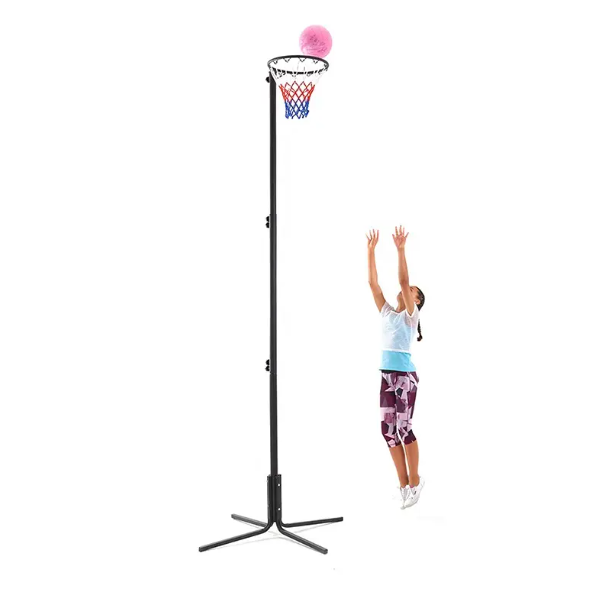 Portable Adjustable Basketball Hoop – Durable Steel Frame with All-Weather Net Basketball Hoops