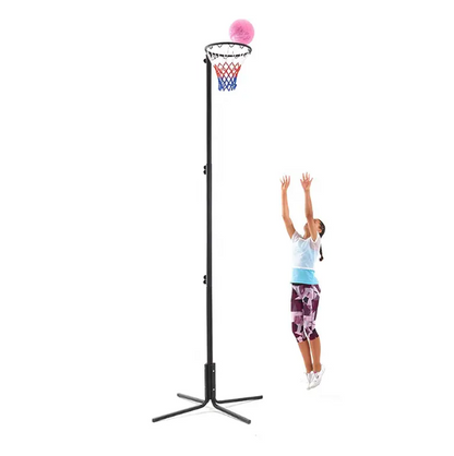 Portable Adjustable Basketball Hoop – Durable Steel Frame with All-Weather Net Basketball Hoops