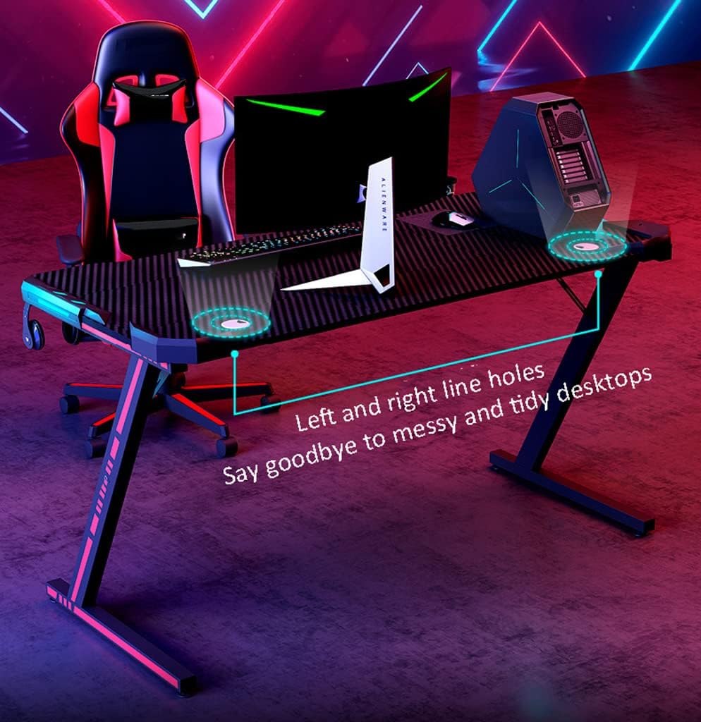AeroStrike Z Gaming Desk LED Gaming Computer Desk
