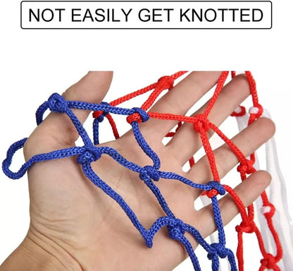 18" Basketball Hoop Rim with Net – Standard Size