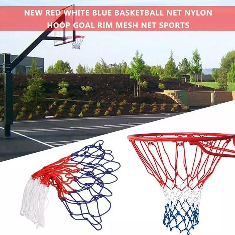 18" Basketball Hoop Rim with Net – Standard Size