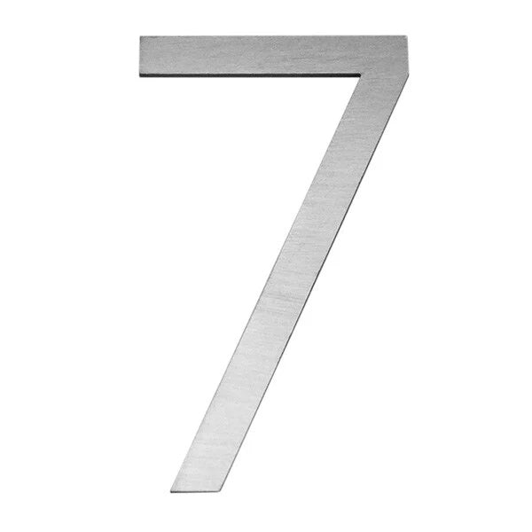 Letterbox Number House Number Stick On Slim - Stainless Steel