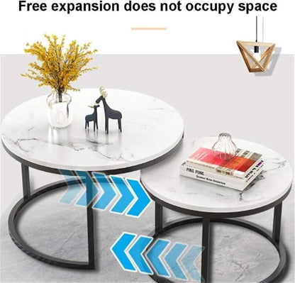 Nested Coffee Table – Round Stacking Coffee Tables Coffee Table