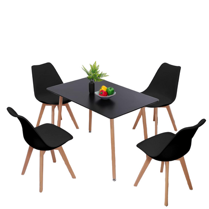 Modern Dining Table with 4 Chairs – Versatile and Stylish