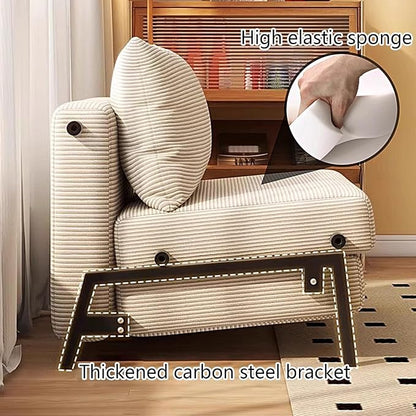 3 in 1 Convertible Sofa Bed with Couch Bed Pull Out Sofa Bed