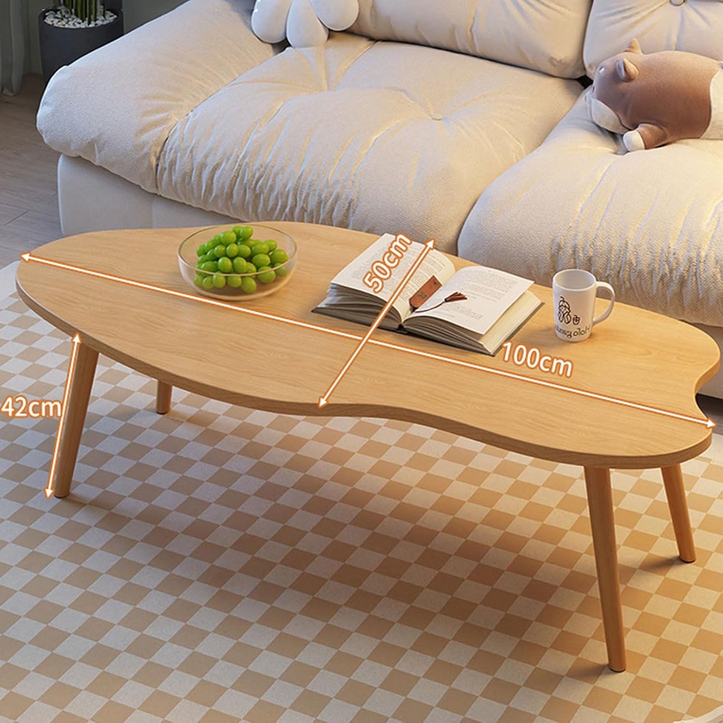 Modern Coffee Table – Living Room Center Table for Tea & Home Décor