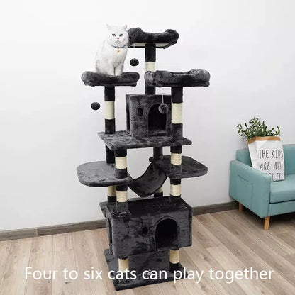 Cat Tower Cat Scratching Sleeping Playing Tree- 167 CM   Relaxio.