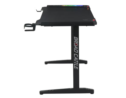 AuroraGlow Gaming Station LED Gaming Desk with RGB Lights