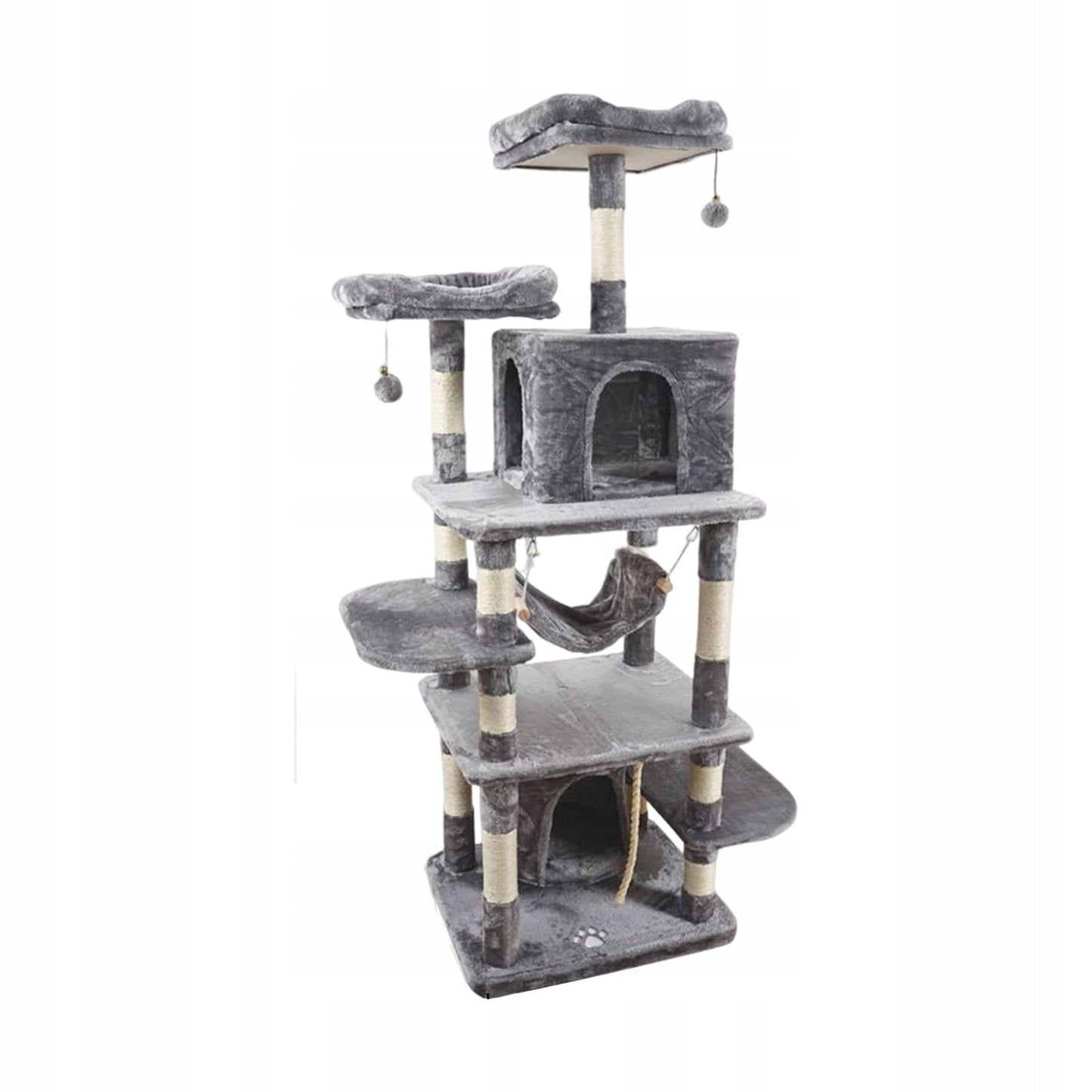 170cm Cat Tree Tower – Sturdy Pet Condo for Scratching, Climbing & Resting
