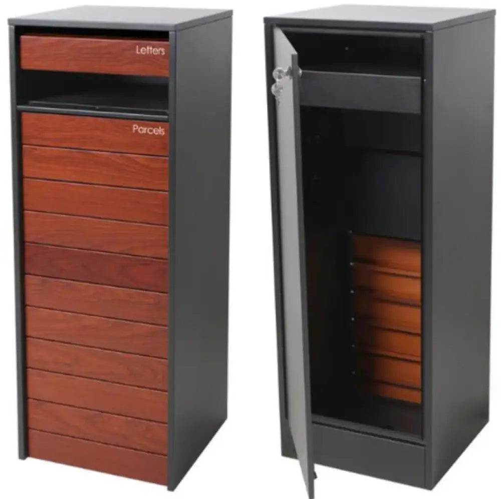 Large Outdoor Parcel Letterbox – Modern Pillar Design with Secure Locking letter Box
