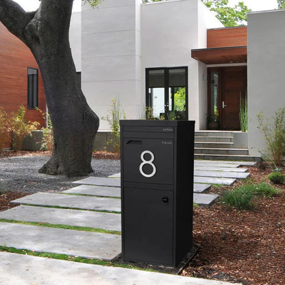 Letterbox Number House Number Stick On Slim - Stainless Steel