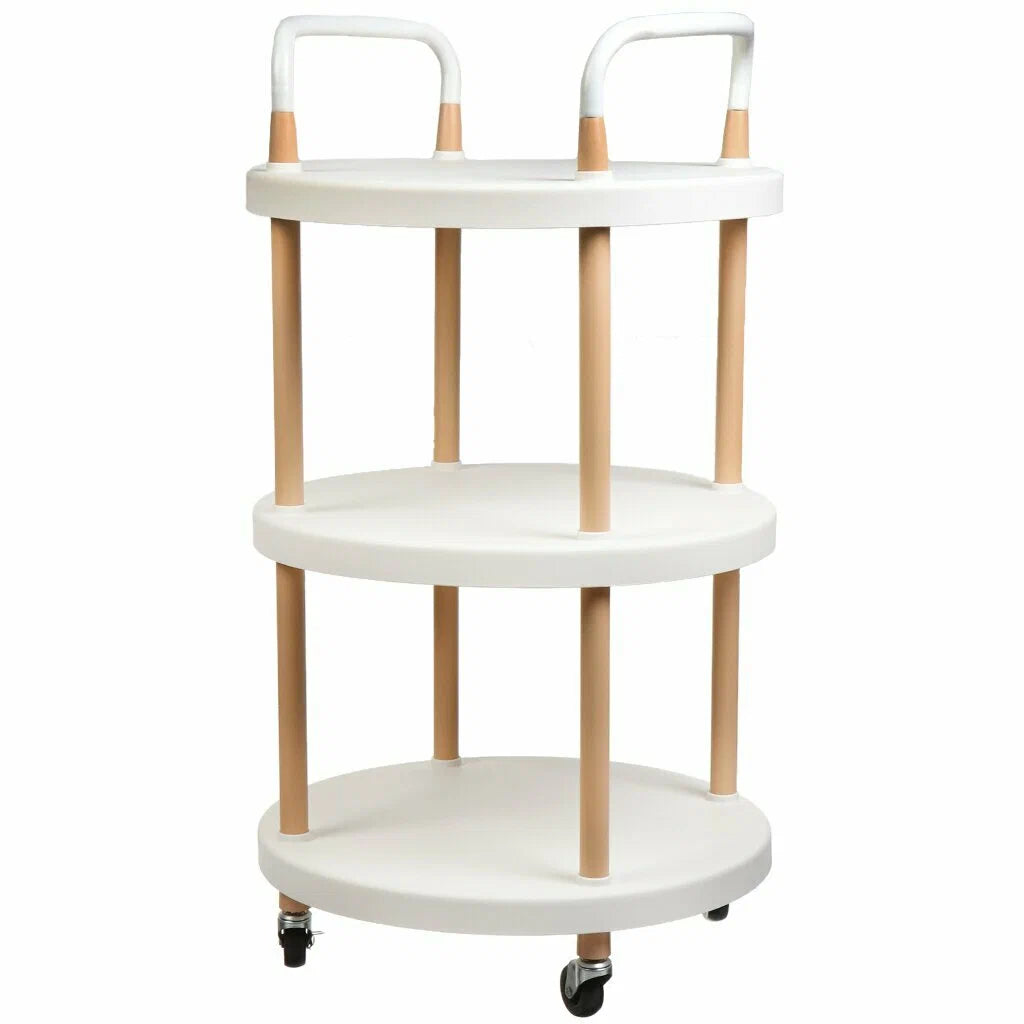 Multi-Purpose 3-Tier Rolling Cart – Mobile Storage & Serving Trolley
